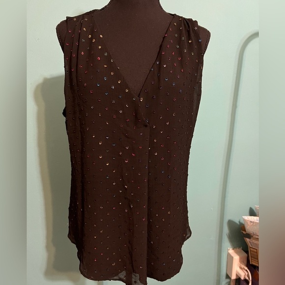New York & Company Tops - #85 Black blouse, with colored accent